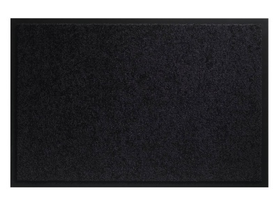 Pasklare droogloopmat - 90x150cm Twister zwart